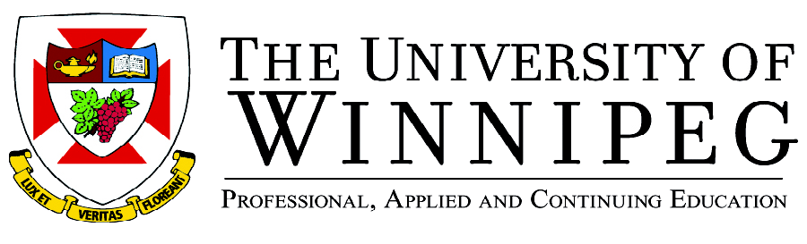 The University of Winnipeg Professional, Applied and Continuing Education logo